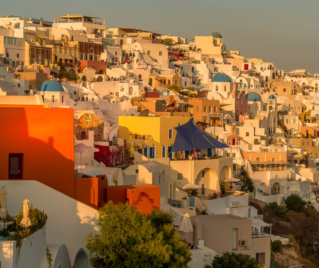 Oia by sunset